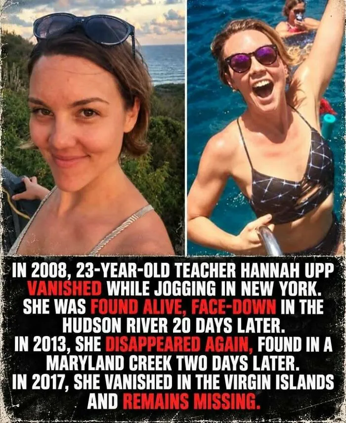 Hannah Upp vanished and found multiple times in New York and Maryland, remains missing since 2017