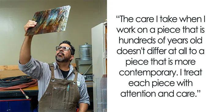 This Man Started Working With Stained Glass At 16, And Decades Later, He's Still Preserving It