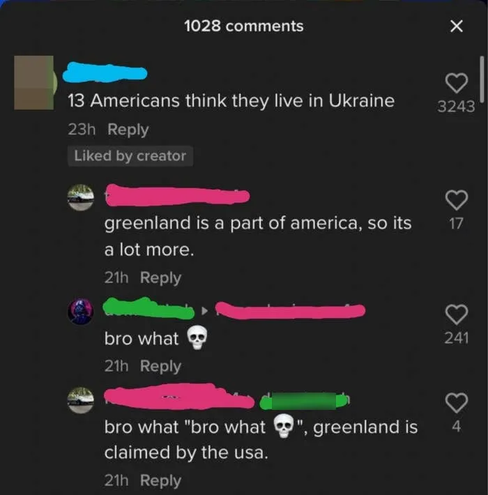 On Greenland: