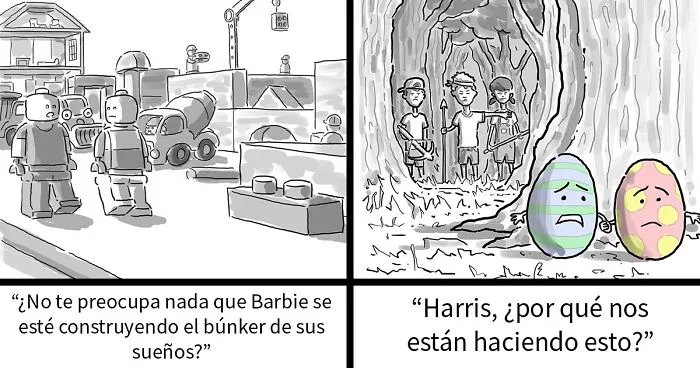 12 Divertidas viñetas sobre lo absurdo del mundo moderno