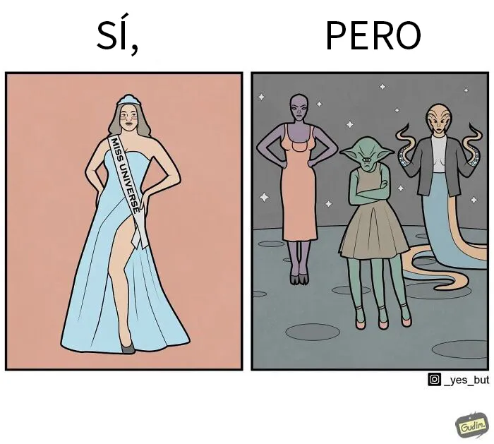 “Sí, pero”: 16 Nuevas e ingeniosas ilustraciones sobre nuestras contradicciones humanas