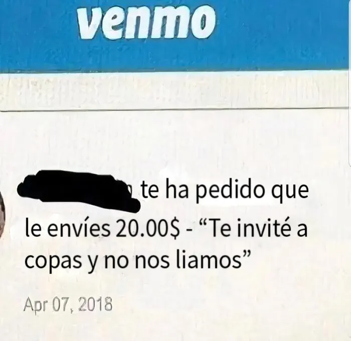 Este tipo que se creyó que si te invita a una copa le debes sexo