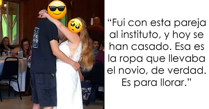 23 Novios que no se molestaron en vestirse bien ni en su propia boda