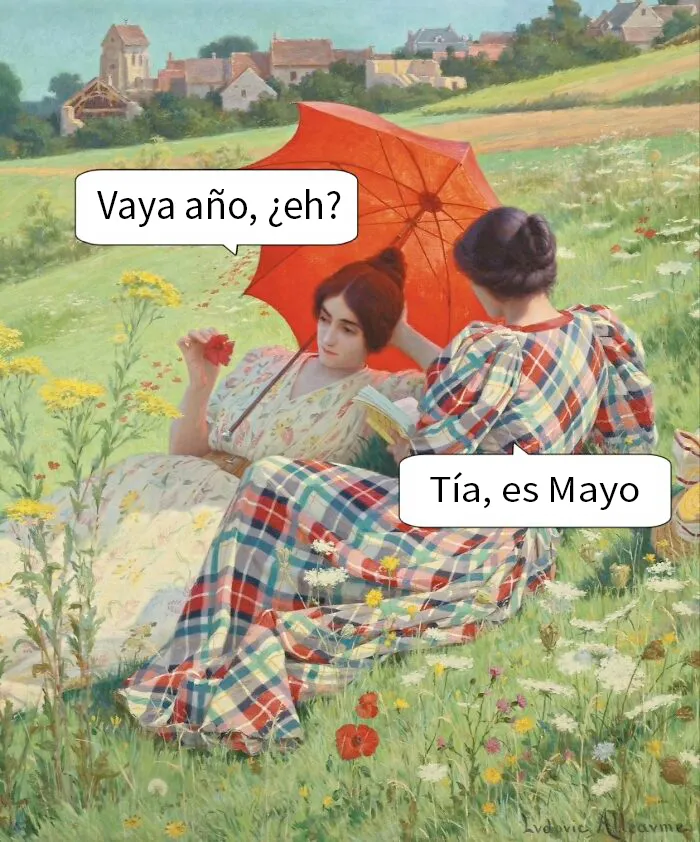 20 Pinturas que son perfectas para crear memes con ellas (nuevas imágenes)