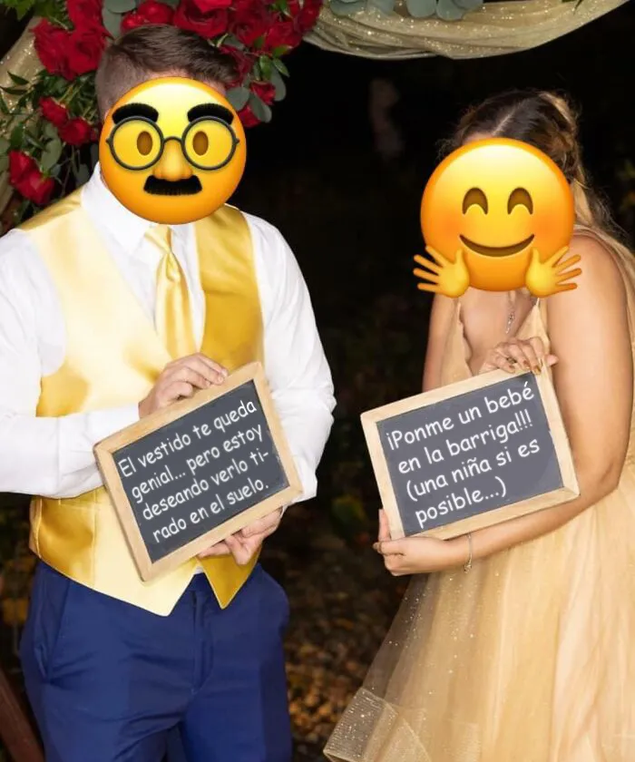 El momento de decirse estas cosas no es en la boda