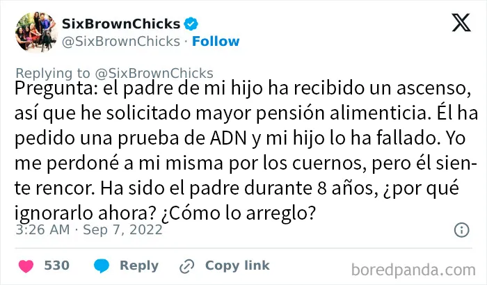 Ella se perdonó a sí misma por ponerle los cuernos