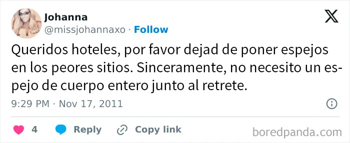 16 Tuits tan divertidos como acertados sobre hoteles