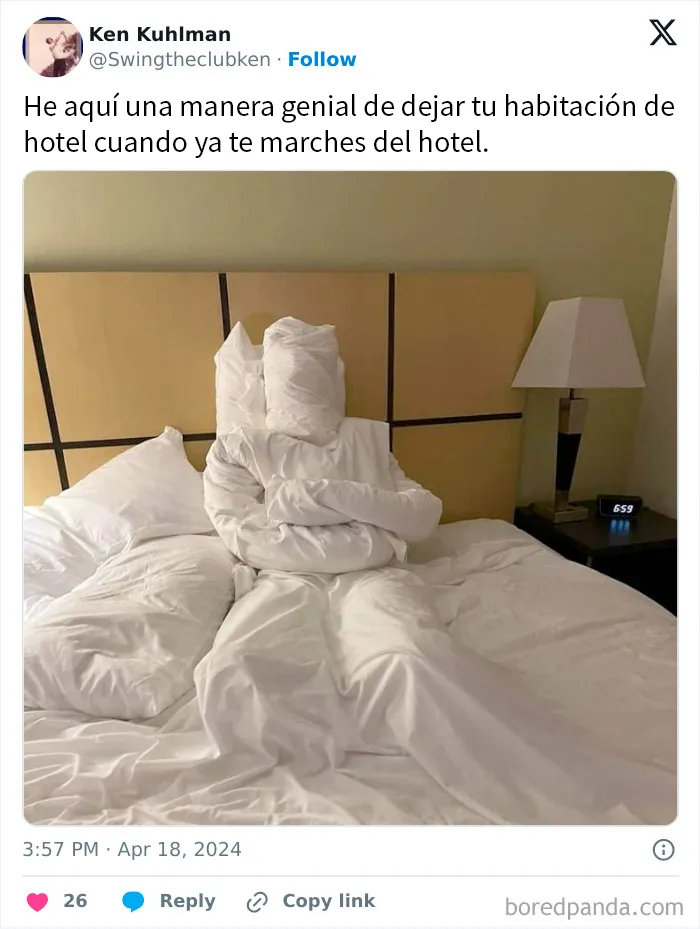 16 Tuits tan divertidos como acertados sobre hoteles