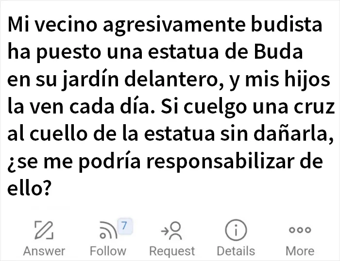 Deja al vecino en paz