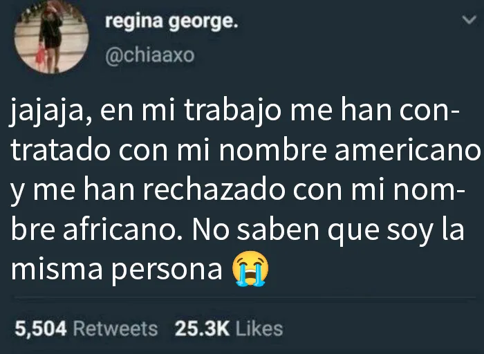 Racismo al presentar 2 solicitudes de empleo