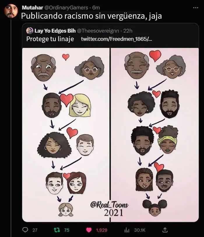 Así es el racismo también