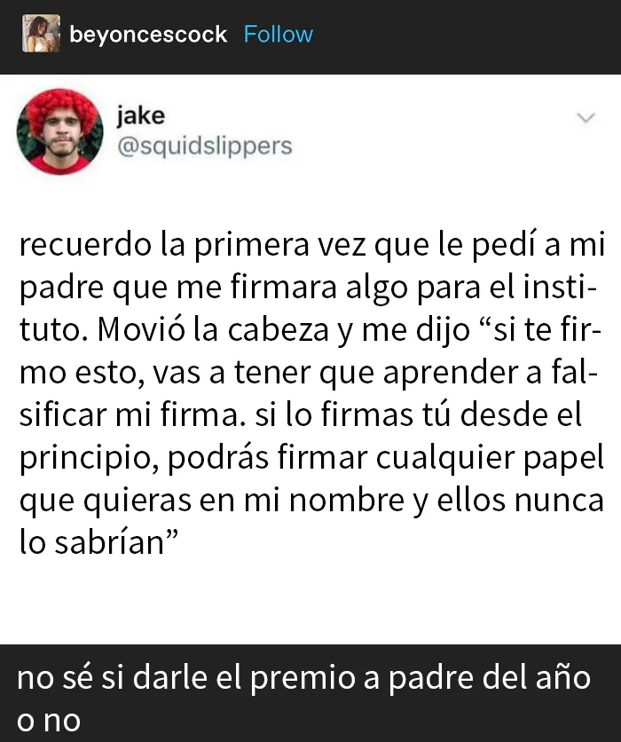 Padre del año