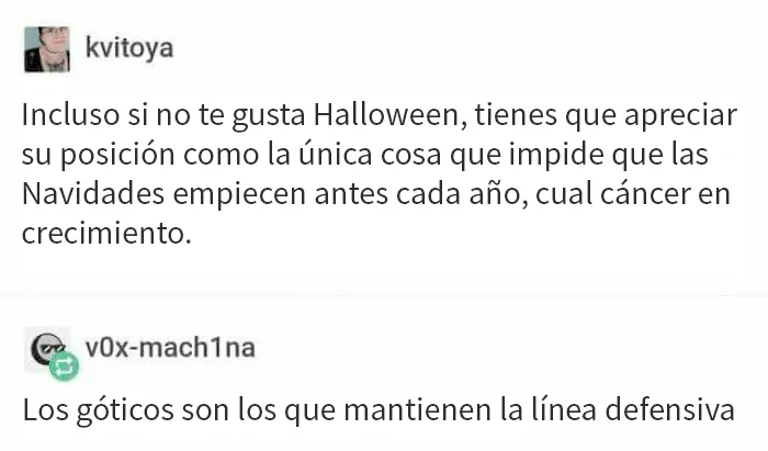 Gracias a los góticos
