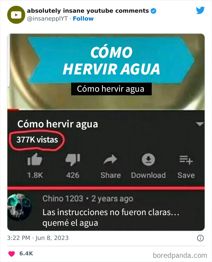 20 Comentarios de YouTube tan buenos que había que compartirlos