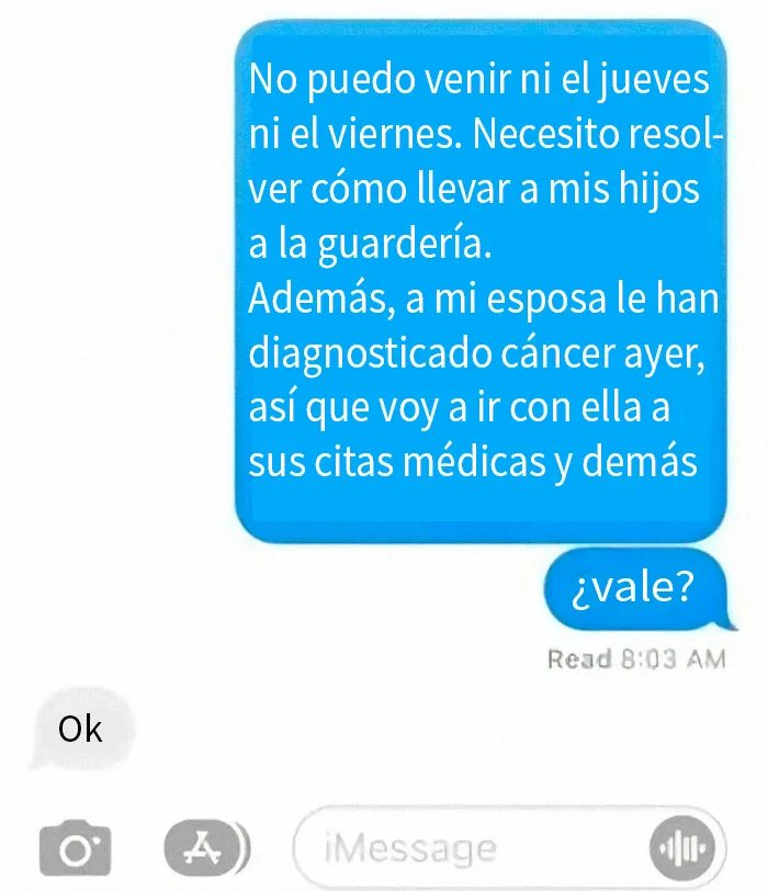 12 Capturas de pantalla de gente que dejó su trabajo a través de mensajes de texto