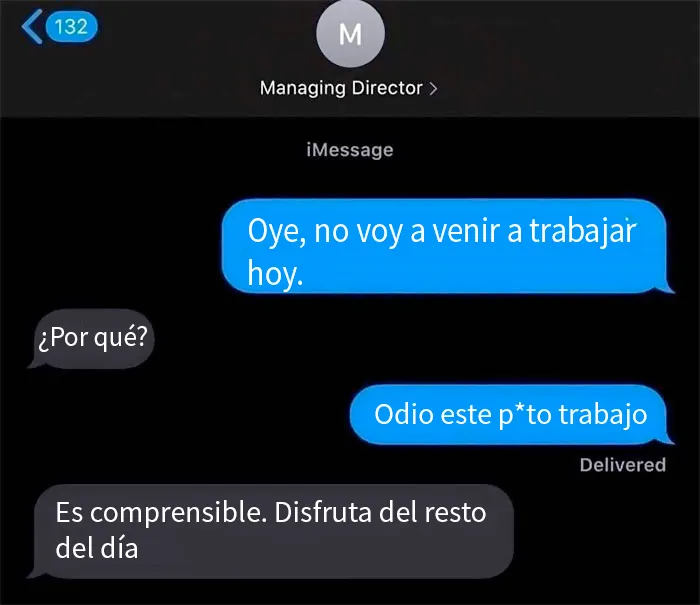 12 Capturas de pantalla de gente que dejó su trabajo a través de mensajes de texto