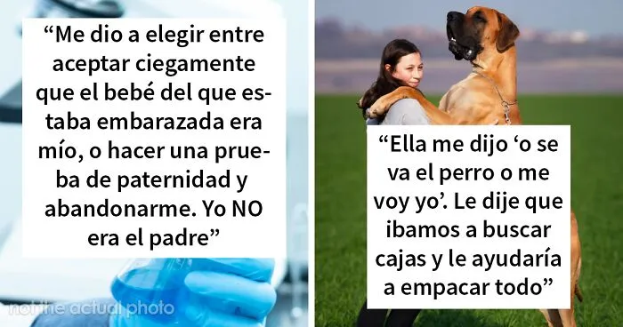 20 Historias de ultimátums que la gente dio a su pareja