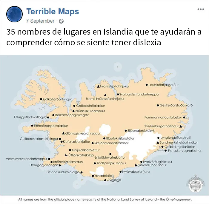 20 Terribles mapas que son tan malos que te tienes que reír