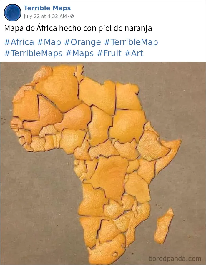 20 Terribles mapas que son tan malos que te tienes que reír