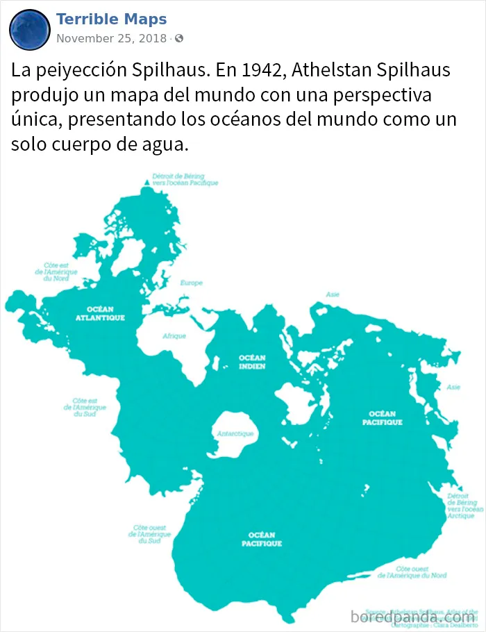 20 Terribles mapas que son tan malos que te tienes que reír