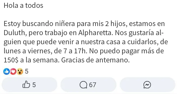 15 Publicaciones delirantes de padres prepotentes buscando niñeras