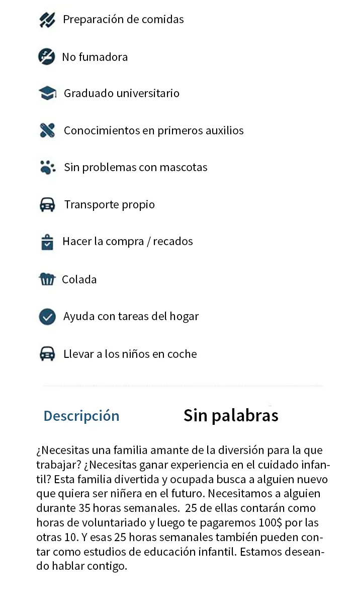 15 Publicaciones delirantes de padres prepotentes buscando niñeras