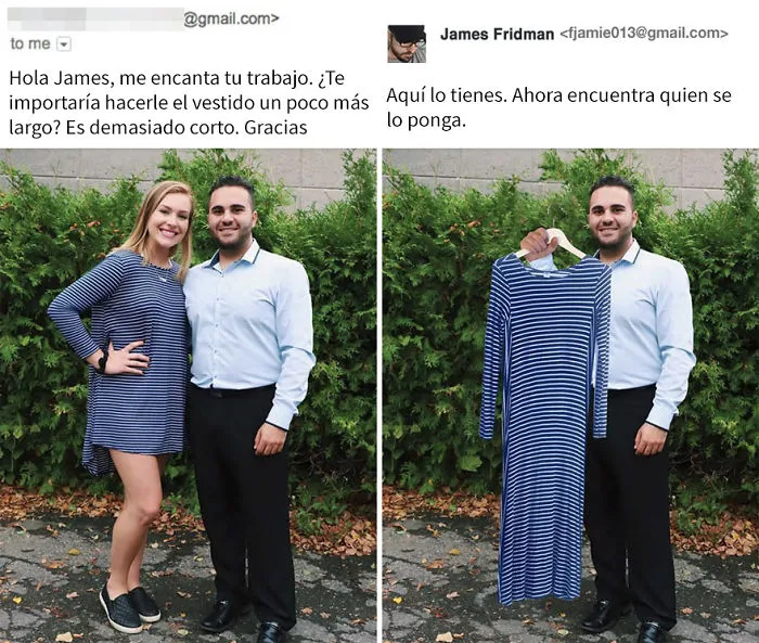 30 De las mejores imágenes photoshopeadas por James Fridman, el troll que se toma las peticiones muy literalmente