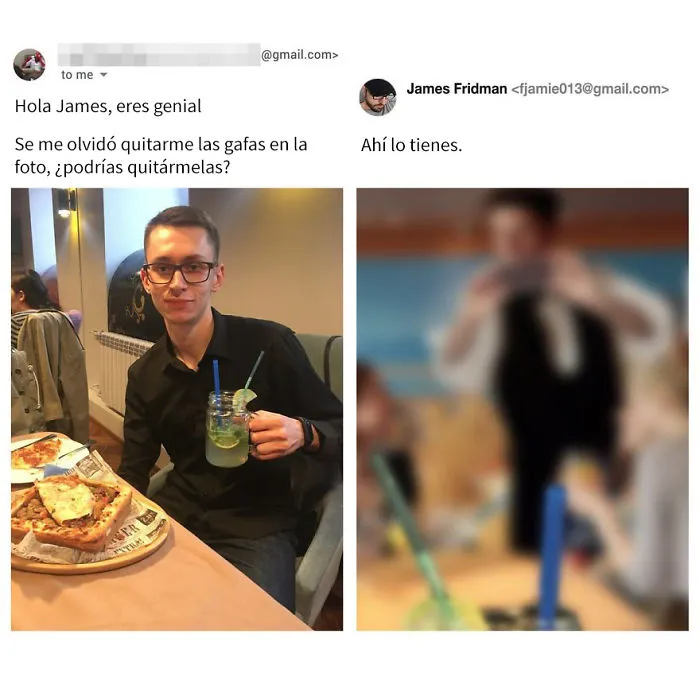 30 De las mejores imágenes photoshopeadas por James Fridman, el troll que se toma las peticiones muy literalmente