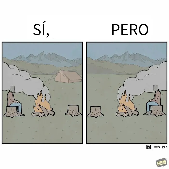 "Sí, pero": 15 nuevas tiras cómicas que exponen la naturaleza contradictoria de la sociedad