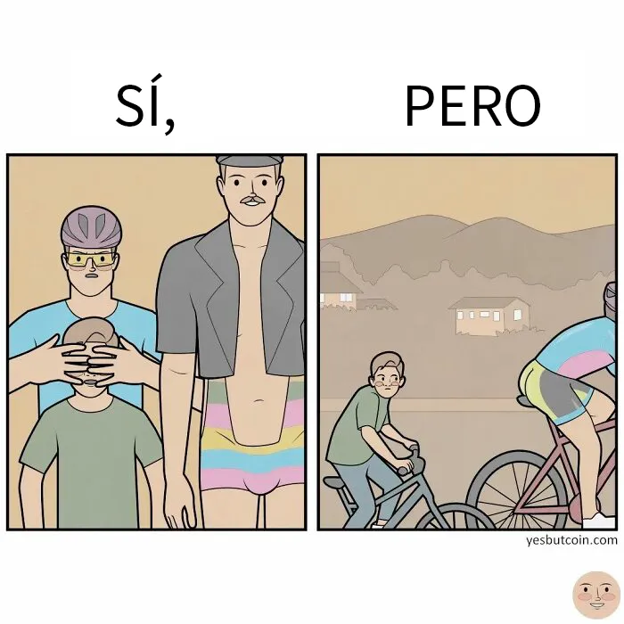 "Sí, pero": 15 nuevas tiras cómicas que exponen la naturaleza contradictoria de la sociedad