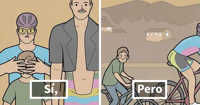 "Sí, pero": 15 nuevas tiras cómicas que exponen la naturaleza contradictoria de la sociedad