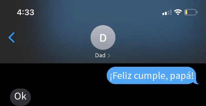 Le mandé esto a mi padre hace un par de años y aún me río