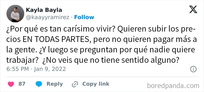 20 Capturas de pantalla indignantes para burlarse de quienes dicen que "ya nadie quiere trabajar"