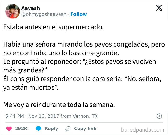 La verdad es que si se hicieran más grandes, yo me preocuparía