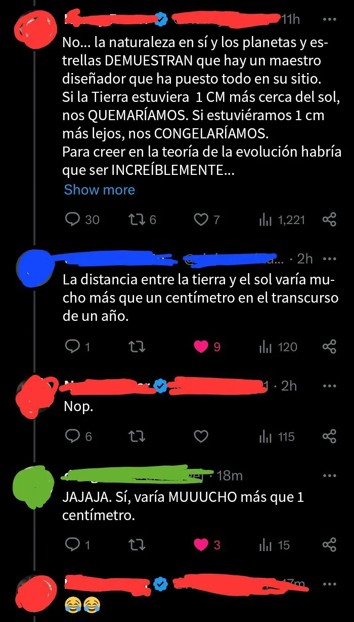 Alguien se niega a aprender astronomía básica