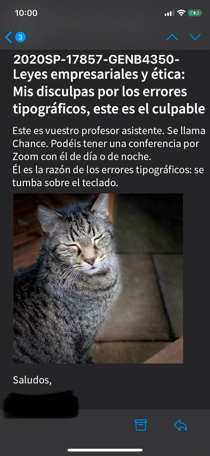 El profesor de mi hijo ha enviado esto