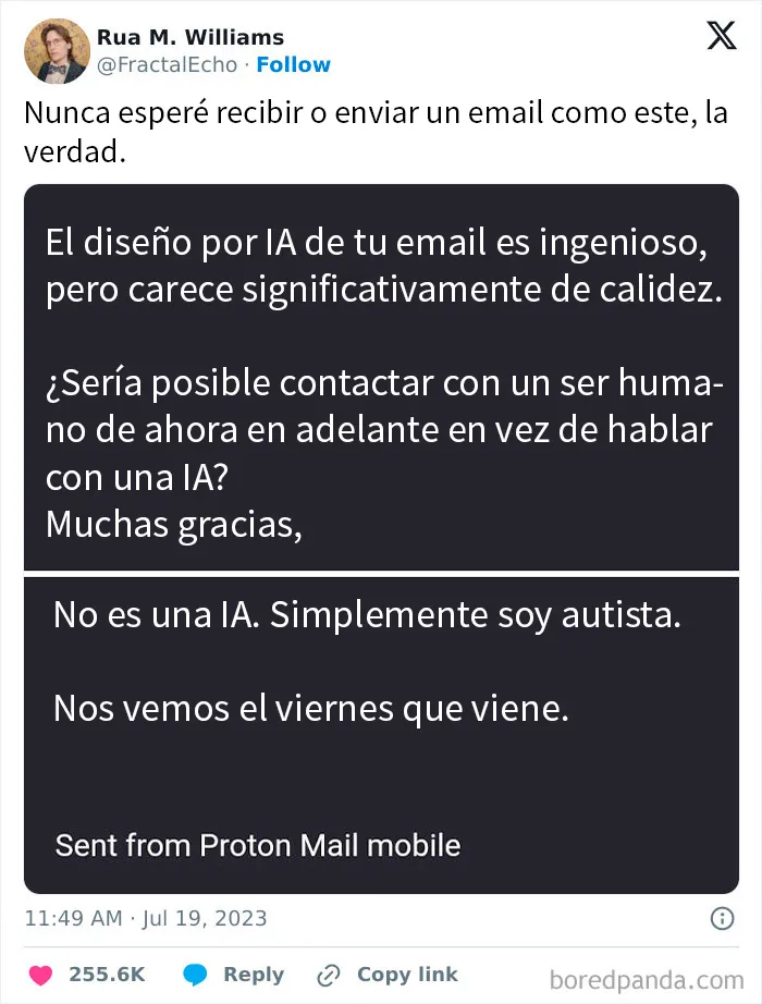 No voy a volver a enviar un email en la vida