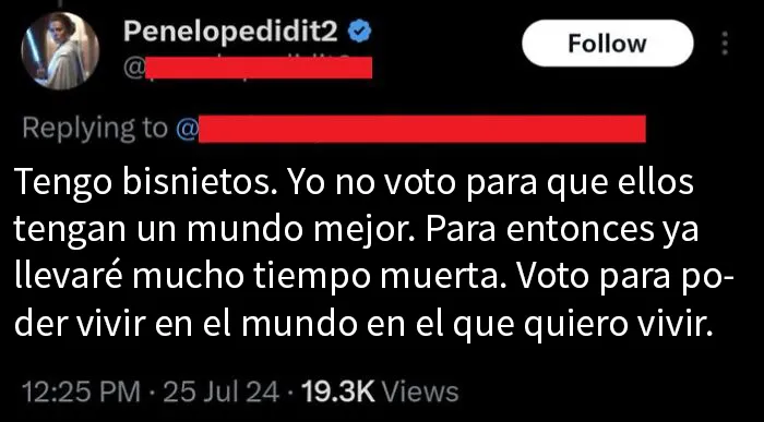 No se puede ser más boomer