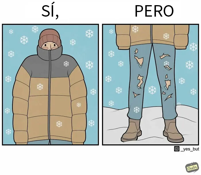 “Sí, pero”: 16 Nuevas e ingeniosas ilustraciones sobre nuestras contradicciones humanas