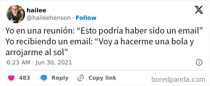 20 Divertidas publicaciones burlándose de la cultura del email en el trabajo