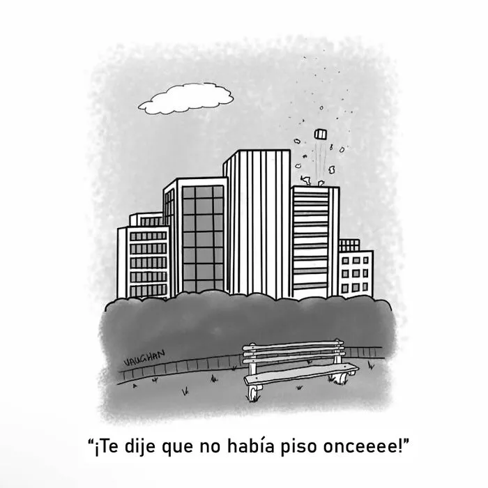 12 Divertidos cómics sobre la vida diaria, por Vaughan Tomlinson