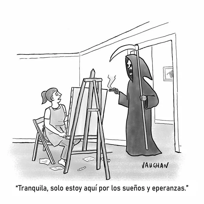 12 Divertidos cómics sobre la vida diaria, por Vaughan Tomlinson