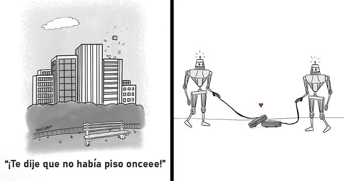 12 Divertidos cómics sobre la vida diaria, por Vaughan Tomlinson