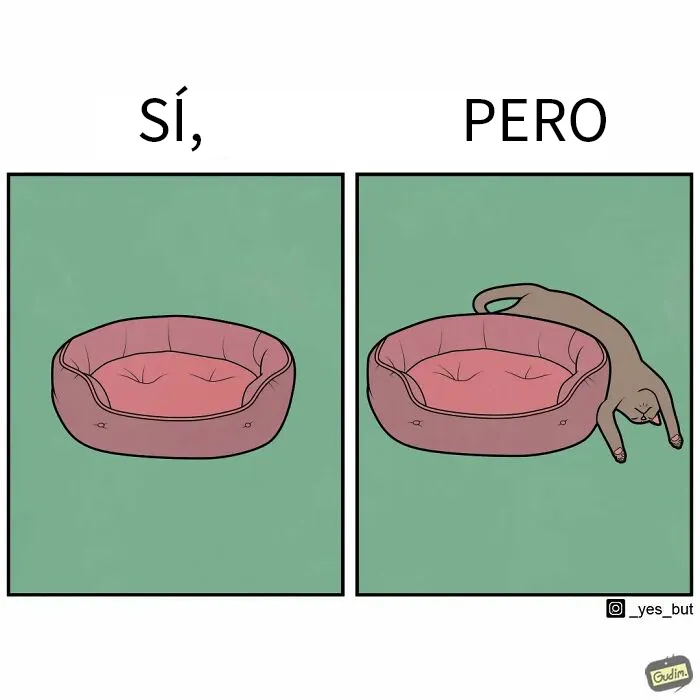 «Sí, pero»: 15 Ilustraciones de Anton Gudim que captan la ironía de los momentos cotidianos