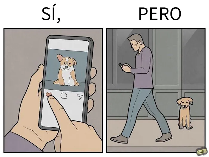 «Sí, pero»: 15 Ilustraciones de Anton Gudim que captan la ironía de los momentos cotidianos