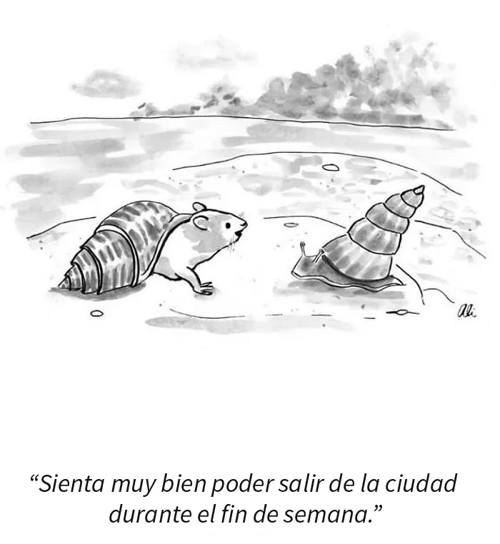 15 Viñetas absurdas, ingeniosas y familiares creadas por esta dibujante del New Yorker