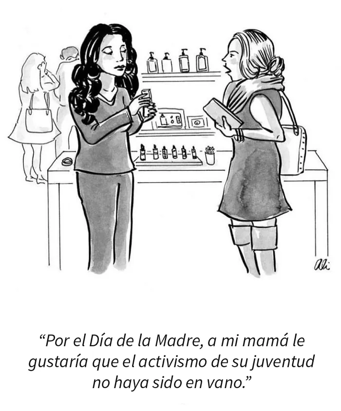 15 Viñetas absurdas, ingeniosas y familiares creadas por esta dibujante del New Yorker