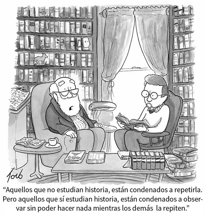 16 Viñetas ingeniosas creadas por Tom Toro, dibujante del New Yorker