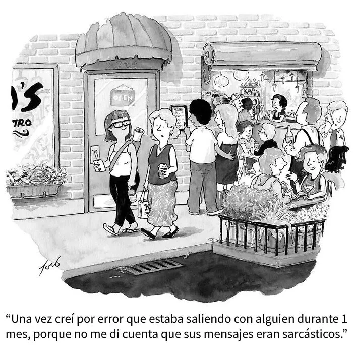 16 Viñetas ingeniosas creadas por Tom Toro, dibujante del New Yorker
