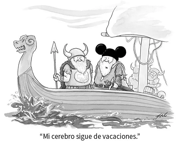 16 Viñetas ingeniosas creadas por Tom Toro, dibujante del New Yorker
